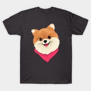 Cute Pomeranian Dog T-Shirt for Dog Lovers T-Shirt